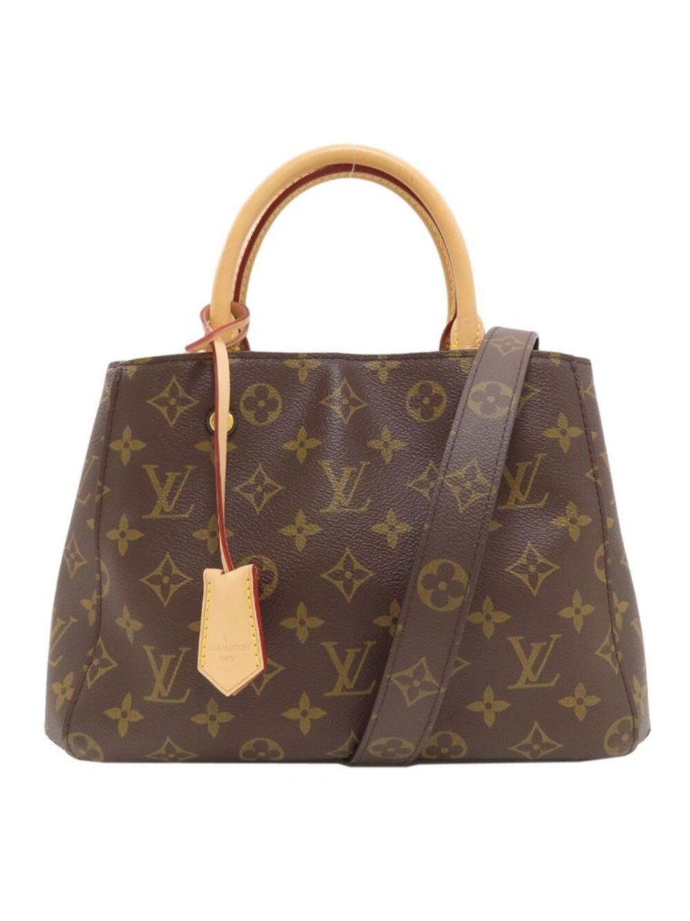 Louis Vuitton Montaigne BB Handbag Monogram Canvas